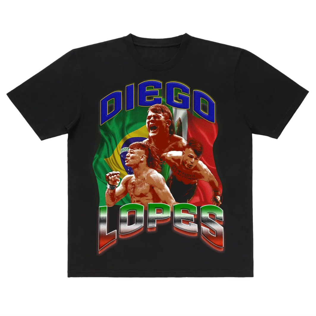 Diego Lopes Flag Black T-Shirt